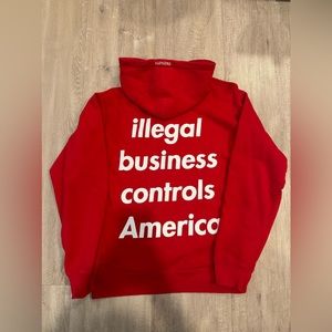 Supreme Illegal Business Hooded Sweatshirt